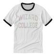 Silly Sarcastic WIZARD COLLEGE Introvert Anti Social School Unisex Cotton Ringer T-Shirt Silly Sarcastic WIZARD COLLEGE Introvert Anti Social School Unisex Cotton Ringer T-Shirt