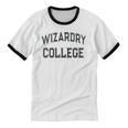 Silly Stay Away From Me WIZARDRY COLLEGE Introvert Unisex Cotton Ringer T-Shirt
