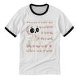 Skeleton Coffee Lover Introvert Unisex Cotton Ringer T-Shirt