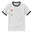 Socially Awkward Introvert Anxious Awkwardly Social Unisex Cotton Ringer T-Shirt