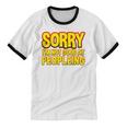 Sorry Im Not Good At Peopleing Introvert Unisex Cotton Ringer T-Shirt