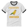 Sun Conure Introvert Parrot Bird Sun Conure Unisex Cotton Ringer T-Shirt Sun Conure Introvert Parrot Bird Sun Conure Unisex Cotton Ringer T-Shirt