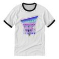 Temporal Trends Vaporwave Style Retro Nostalgia Look Unisex Cotton Ringer T-Shirt Temporal Trends Vaporwave Style Retro Nostalgia Look Unisex Cotton Ringer T-Shirt