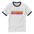 Video Cassette Tape VHS 80s 90s Nostalgia Costume Unisex Cotton Ringer T-Shirt