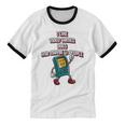 I Like Video Games Dogs And Maybe 3 People Gamer Introvert Unisex Cotton Ringer T-Shirt