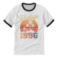 Vintage 1996 Retro Sunset Nostalgia 90s 30th Birthday Unisex Cotton Ringer T-Shirt Vintage 1996 Retro Sunset Nostalgia 90s 30th Birthday Unisex Cotton Ringer T-Shirt