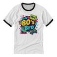 Vintage 80s Bro Eighties Party Costume 80s Nostalgia Unisex Cotton Ringer T-Shirt Vintage 80s Bro Eighties Party Costume 80s Nostalgia Unisex Cotton Ringer T-Shirt