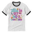 Vintage 80s Costume Nostalgia 1980s Fashion Cute Girls Women Unisex Cotton Ringer T-Shirt