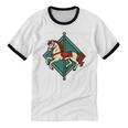 Vintage Carousel Horse Merry Go Round Nostalgia Art Premium Unisex Cotton Ringer T-Shirt Vintage Carousel Horse Merry Go Round Nostalgia Art Premium Unisex Cotton Ringer T-Shirt