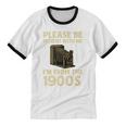 Vintage Please Be Patient With Me I'm From The 1900s Camera Premium Unisex Cotton Ringer T-Shirt Vintage Please Be Patient With Me I'm From The 1900s Camera Premium Unisex Cotton Ringer T-Shirt