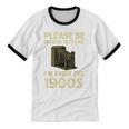 Vintage Please Be Patient With Me I'm From The 1900s Camera Unisex Cotton Ringer T-Shirt