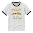 Vintage Please Be Patient With Me I'm From The 1900s Premium Tri-Blend Unisex Cotton Ringer T-Shirt