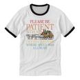 Vintage Please Be Patient With Me I'm From The 1900s Trendy Unisex Cotton Ringer T-Shirt
