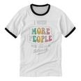 Vintage I Wish More People Were Fluent In Silence Introvert Unisex Cotton Ringer T-Shirt Vintage I Wish More People Were Fluent In Silence Introvert Unisex Cotton Ringer T-Shirt