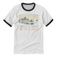 I Wanna Be Where The People Arent Hiking Camping Introvert Unisex Cotton Ringer T-Shirt I Wanna Be Where The People Arent Hiking Camping Introvert Unisex Cotton Ringer T-Shirt
