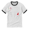 Warning Social Battery Is Low Introvert Shirt Unisex Cotton Ringer T-Shirt