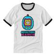 Women's Adulting Is A Myth Retro Pixel Pet Nostalgia Millennials Unisex Cotton Ringer T-Shirt
