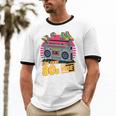 1980s 80s Reunion Nostalgia Memories Music School Grew Up Premium Tri-Blend Unisex Cotton Ringer T-Shirt