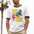 1982 Retro Raised In The 80s Old School Nostalgia Vibes Unisex Cotton Ringer T-Shirt