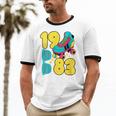 1983 Retro Raised In The 80s Old School Nostalgia Vibes Unisex Cotton Ringer T-Shirt