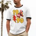 1990 Retro Roller Skate Vintage 90s Nostalgia Collector Unisex Cotton Ringer T-Shirt