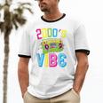 2000's Vibe Hip Hop Costume Early 2000s Party Nostalgia Unisex Cotton Ringer T-Shirt