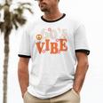 60's Vibe Retro Nostalgia Classic Mixtape Era 1960s Party Unisex Cotton Ringer T-Shirt