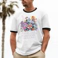 80's Cartoon Heroes Apparel For Retro Nostalgia Fans Unisex Cotton Ringer T-Shirt