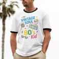 80’s Kid Nostalgia Retro Music Lover Retro 1980s Throwback Unisex Cotton Ringer T-Shirt