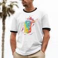 80s Nostalgia Soda Can Unisex Cotton Ringer T-Shirt
