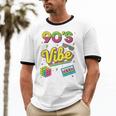 90s Nostalgia Retro Apparel 90'S Vibe Retro Unisex Cotton Ringer T-Shirt