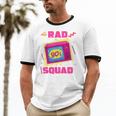 90s Rad Squad Retro Television 90s Aesthetic Nostalgia Unisex Cotton Ringer T-Shirt