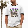 90s Style Bootleg Trendy Sloth Design For Introverts Unisex Cotton Ringer T-Shirt 90s Style Bootleg Trendy Sloth Design For Introverts Unisex Cotton Ringer T-Shirt
