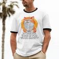 My Alone Time Is For Your Safety Coffee Lover Introvert Unisex Cotton Ringer T-Shirt