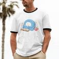 Anti-Social Club Homebody Introvert Hibernate Hermit Shyness Unisex Cotton Ringer T-Shirt