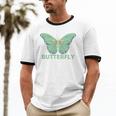 Anti-Social Introvert Butterfly Unisex Cotton Ringer T-Shirt