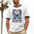Antisocial Butterfly Introvert Distressed Unisex Cotton Ringer T-Shirt Antisocial Butterfly Introvert Distressed Unisex Cotton Ringer T-Shirt
