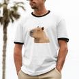 Antisocial Introvert Capybara Sarcastic Humor Unisex Cotton Ringer T-Shirt Antisocial Introvert Capybara Sarcastic Humor Unisex Cotton Ringer T-Shirt