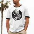 Astronaut Aesthetic Holding Moon Balloon Planets Introvert Unisex Cotton Ringer T-Shirt Astronaut Aesthetic Holding Moon Balloon Planets Introvert Unisex Cotton Ringer T-Shirt
