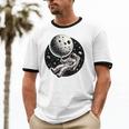 Astronaut Aesthetic Holding Moon Balloon Planets Introvert Unisex Cotton Ringer T-Shirt Astronaut Aesthetic Holding Moon Balloon Planets Introvert Unisex Cotton Ringer T-Shirt
