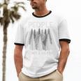 Bigfoot People Not a Big Fan Sasquatch Introvert Unisex Cotton Ringer T-Shirt Bigfoot People Not a Big Fan Sasquatch Introvert Unisex Cotton Ringer T-Shirt