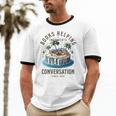 Books Helping Introvert Avoid Conversation Unisex Cotton Ringer T-Shirt Books Helping Introvert Avoid Conversation Unisex Cotton Ringer T-Shirt