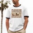 Boomer Millennial Please Be Patient I'm From The 1900s Premium Unisex Cotton Ringer T-Shirt