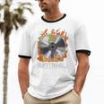 Buffering Glitched CD On Fire 2000s Nostalgia Unisex Cotton Ringer T-Shirt Buffering Glitched CD On Fire 2000s Nostalgia Unisex Cotton Ringer T-Shirt