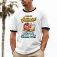 Call Me Antisocial Donut Pun Introvert Quote Unisex Cotton Ringer T-Shirt Call Me Antisocial Donut Pun Introvert Quote Unisex Cotton Ringer T-Shirt