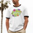 Cartoons Retro 18 Years Later Groovy Pop Art Nostalgia Premium Tri-Blend Unisex Cotton Ringer T-Shirt