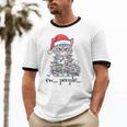 Cat Ew People Adult Humor Introvert Anti-Social Unisex Cotton Ringer T-Shirt