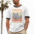 Chinchilla Owner Introvert Chinchilla Unisex Cotton Ringer T-Shirt Chinchilla Owner Introvert Chinchilla Unisex Cotton Ringer T-Shirt