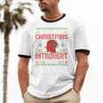 Christmas Introvert Team Introvert Introverted Xmas Unisex Cotton Ringer T-Shirt Christmas Introvert Team Introvert Introverted Xmas Unisex Cotton Ringer T-Shirt