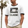 Classic VHS Tape Nostalgia Retro Unisex Cotton Ringer T-Shirt Classic VHS Tape Nostalgia Retro Unisex Cotton Ringer T-Shirt